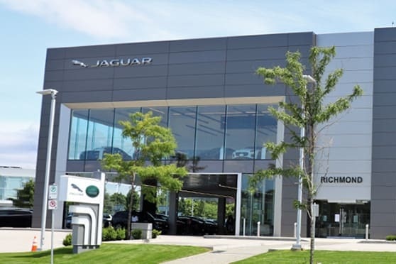 Photo of the outside of the Jaguar Land Rover Richmond dealership