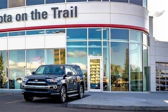 Photo of the outside of the Toyota on the Trail dealership